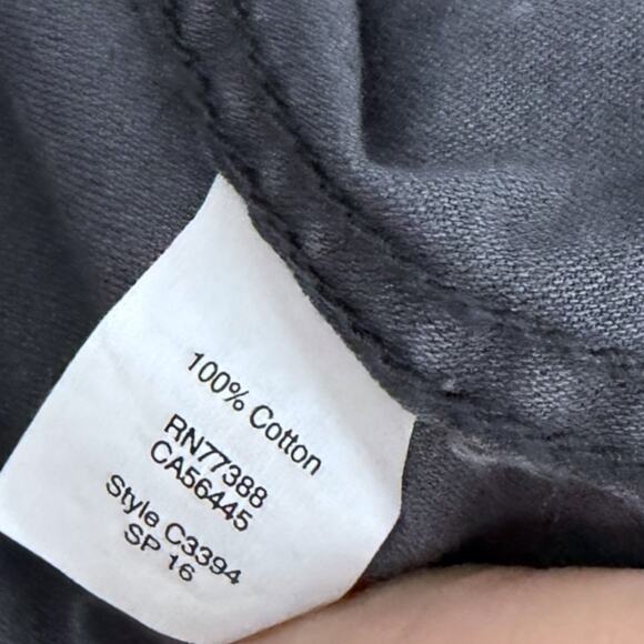 Madewell Utility Jacket Women’s Small Gray Zip Front 100% Cotton Field Jacket - Picture 5 of 6